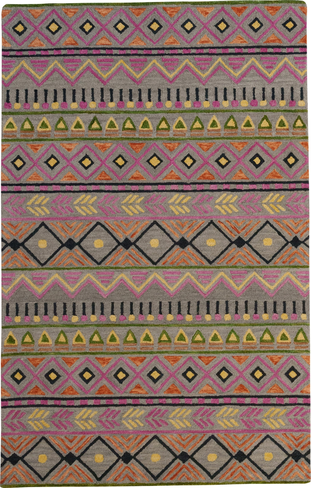 Capel Shakta-Fiesta 2542 Ash Multi Area Rug