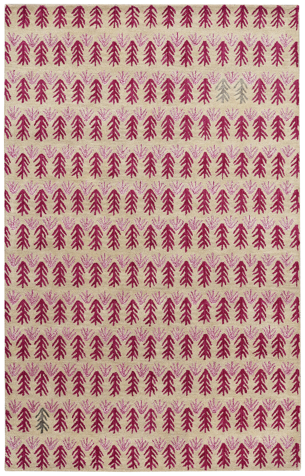 Capel Twigs 3270 Red 550 Area Rug by Genevieve Gorder