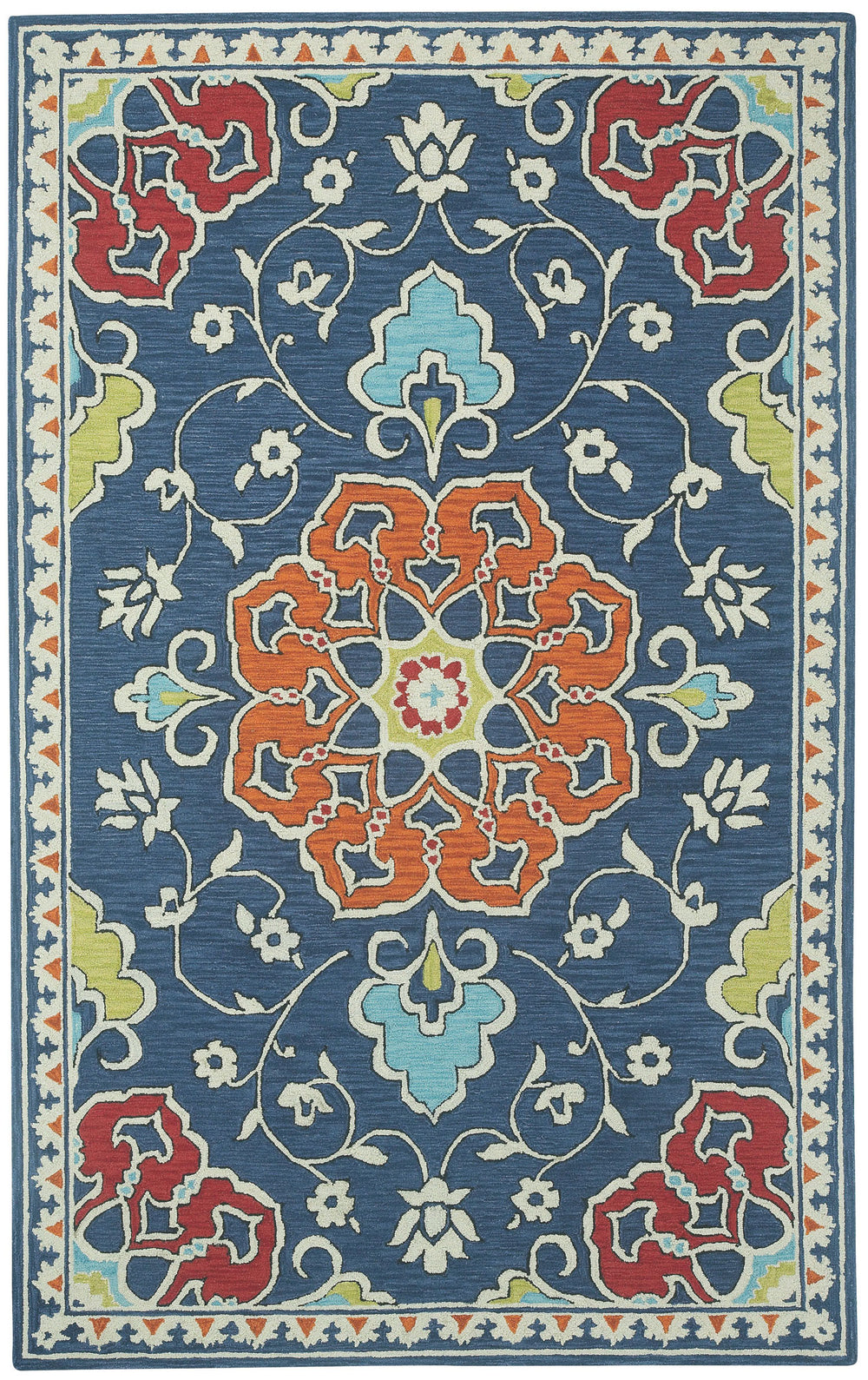 Capel Burgos 3291 Dark Blue 450 Area Rug