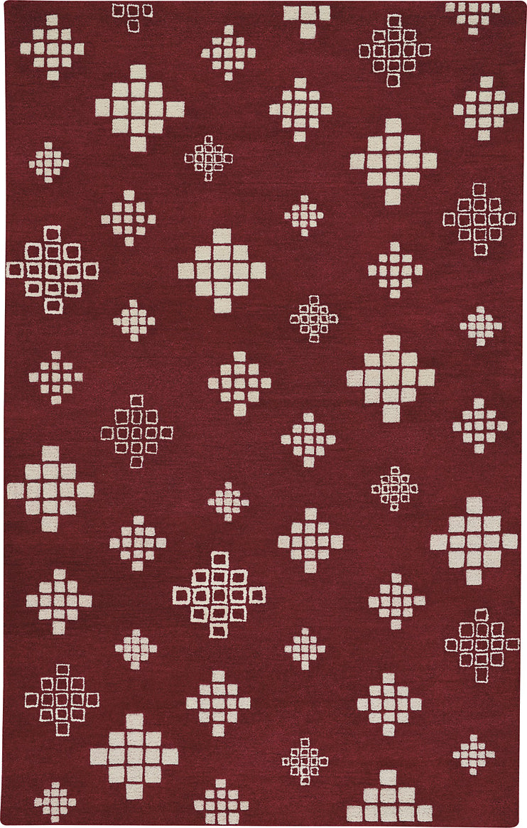 Capel COCOCOZY Geneva 3297 Crimson Beige Area Rug