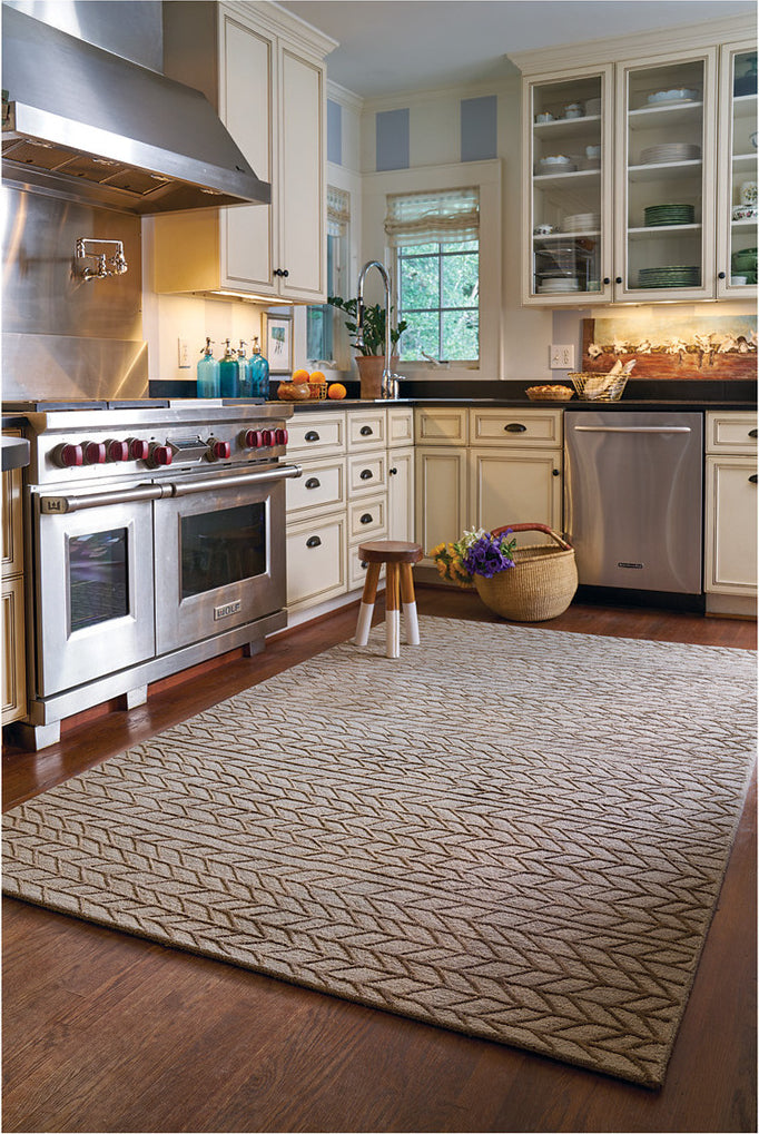 Capel Spear 3305 Beige Chestnut 775 Area Rug by Genevieve Gorder Rectangle Featured