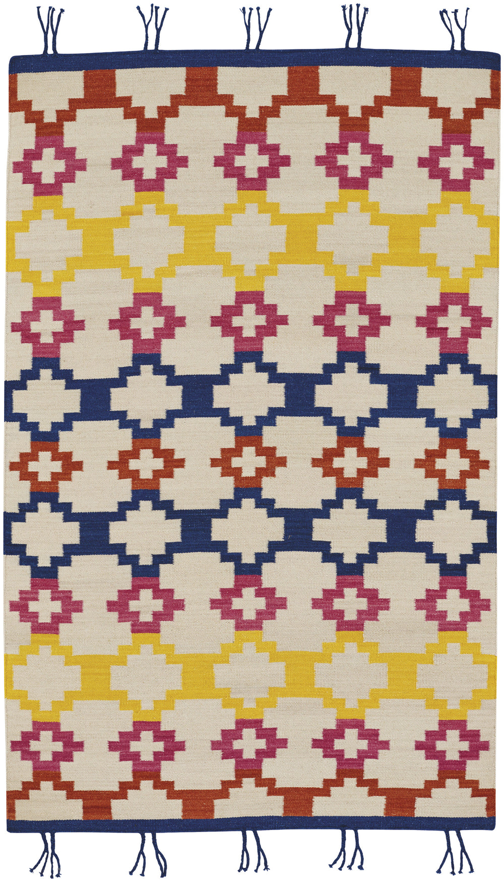 Capel Hyland 3643 Red Yellow 510 Area Rug by Genevieve Gorder