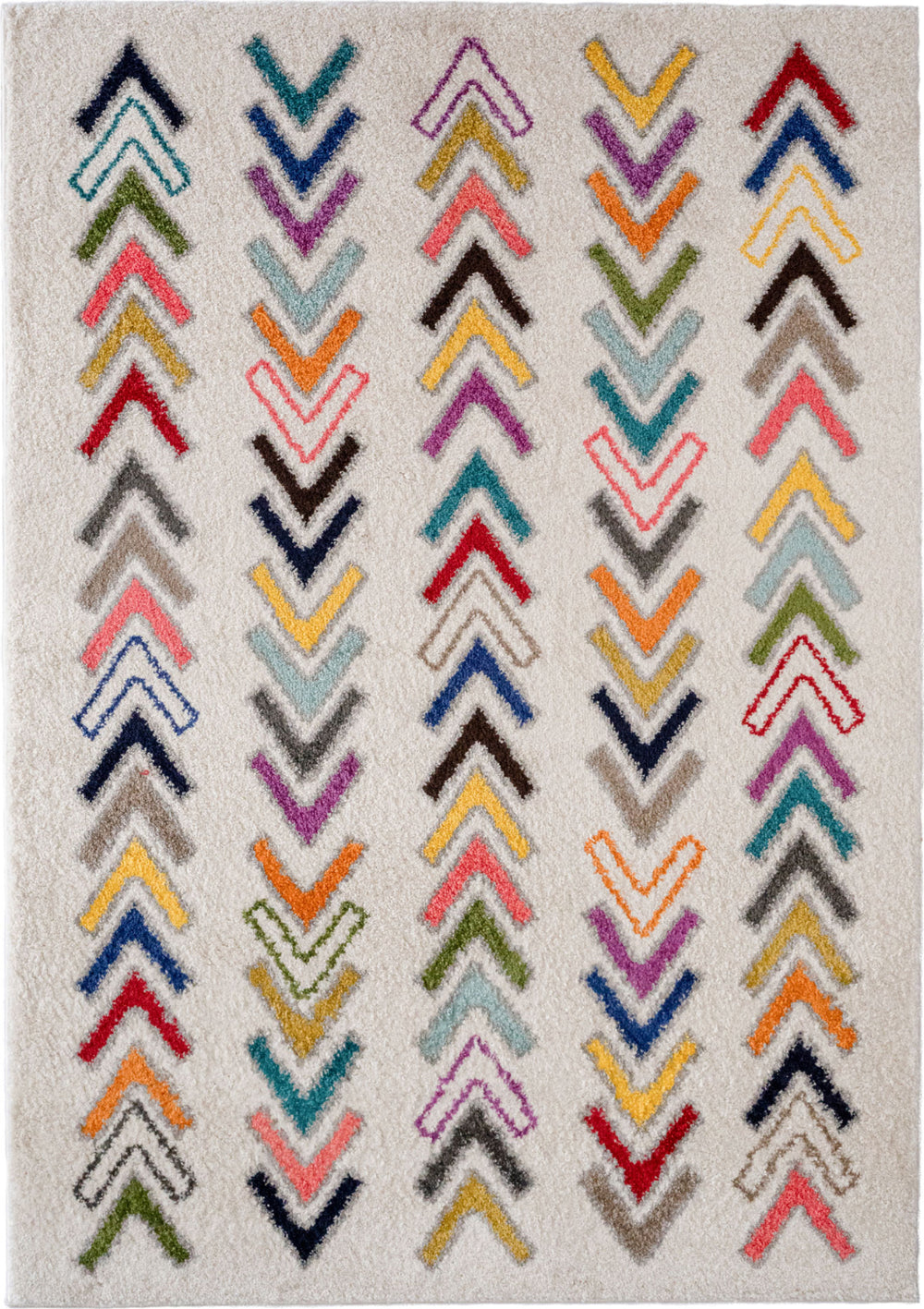Capel Arrows 3830 Multi Area Rug by Genevieve Gorder Rugs