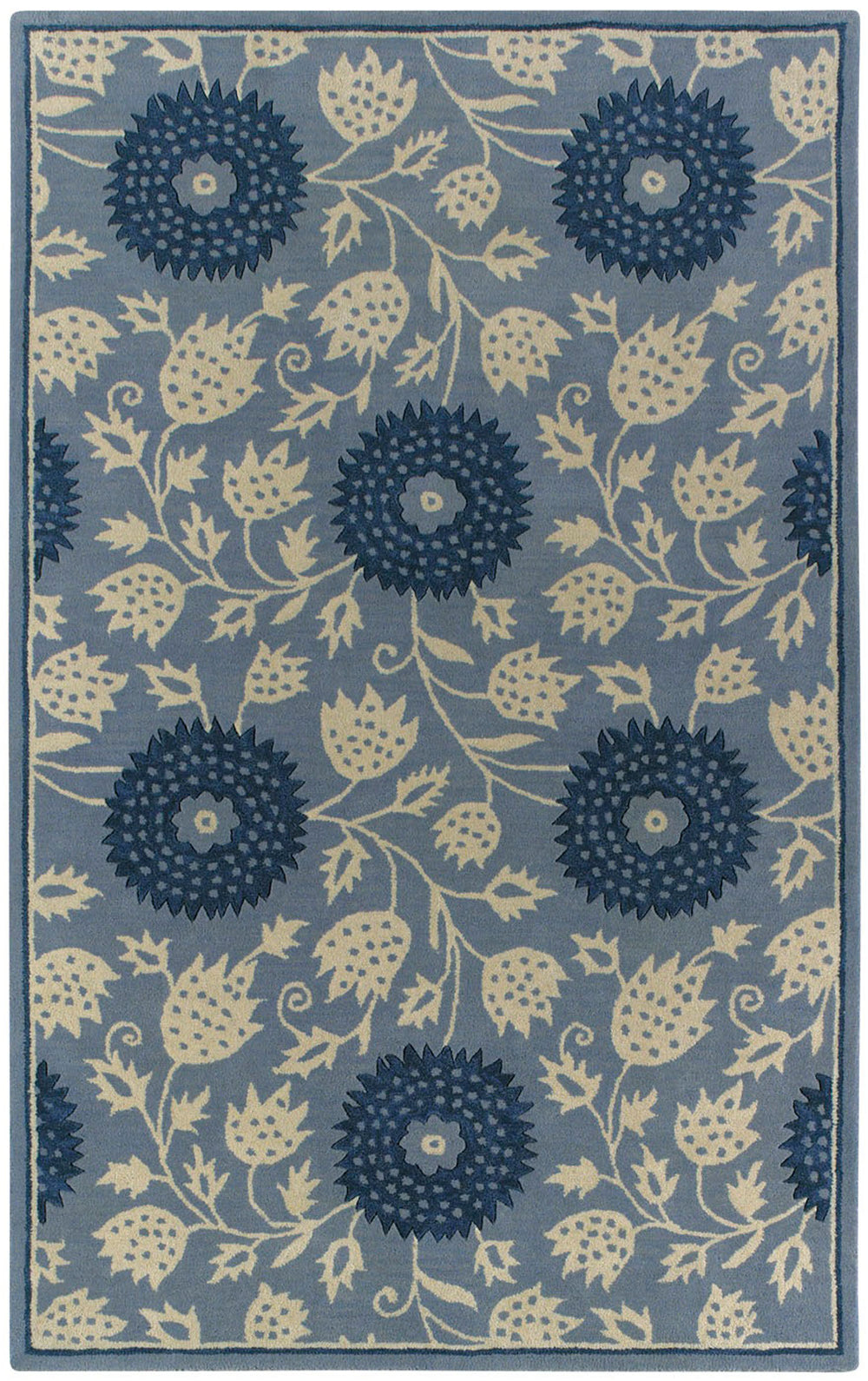 Capel Patricia 3872 Blue 440 Area Rug by Williamsburg