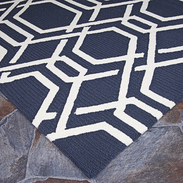 Couristan Covington Ariatta Navy Area Rug Incredible Rugs and Decor