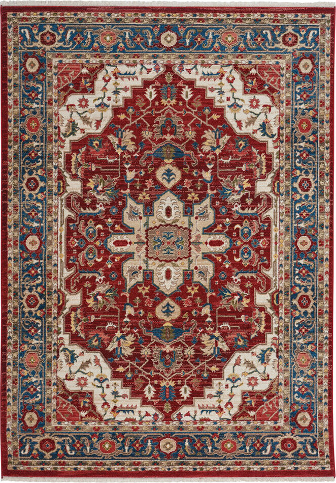 Capel Alden-Medallion 3943 Classic Red Area Rug