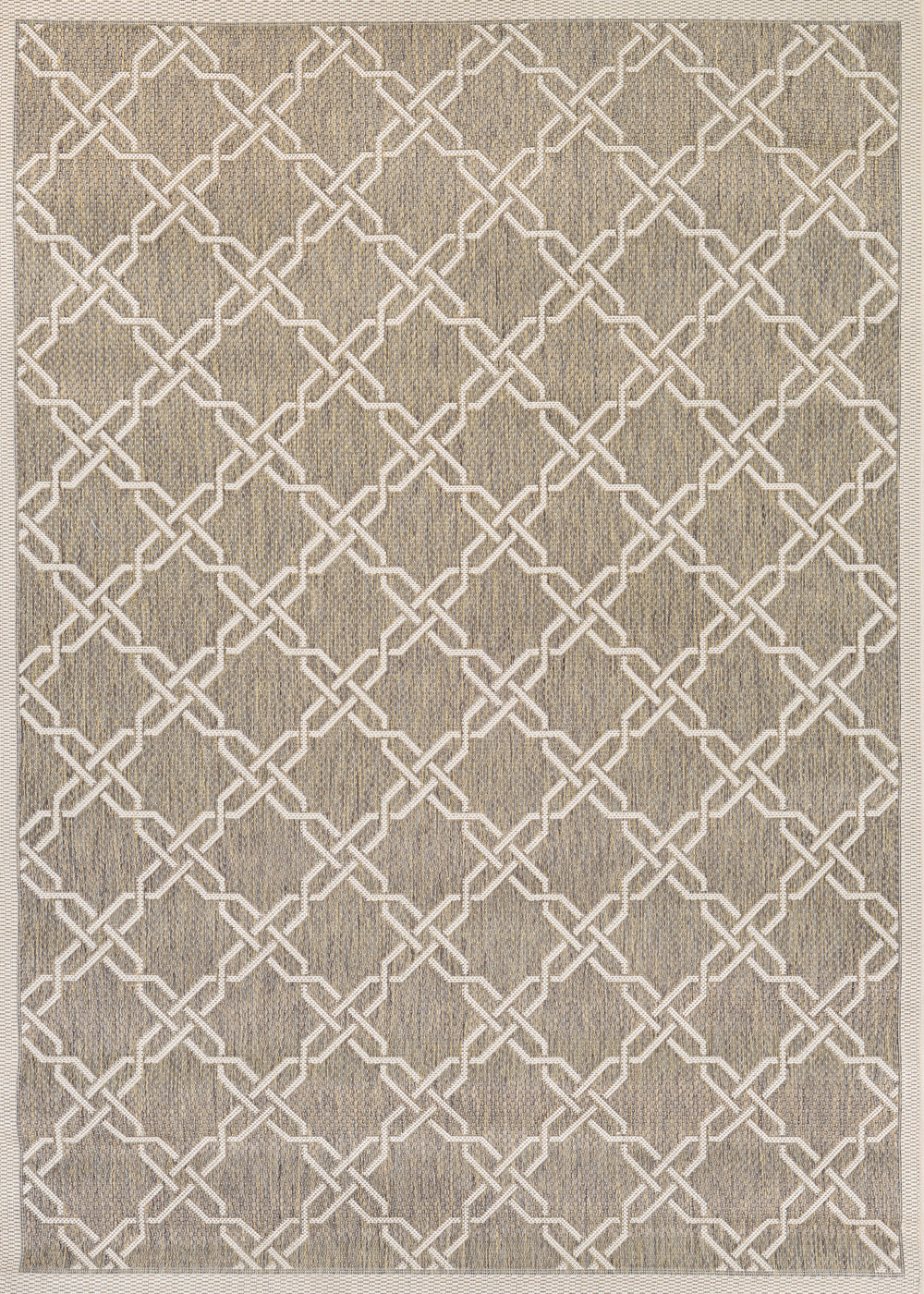 Couristan Five Seasons Sun Island Grey/Cream Area Rug