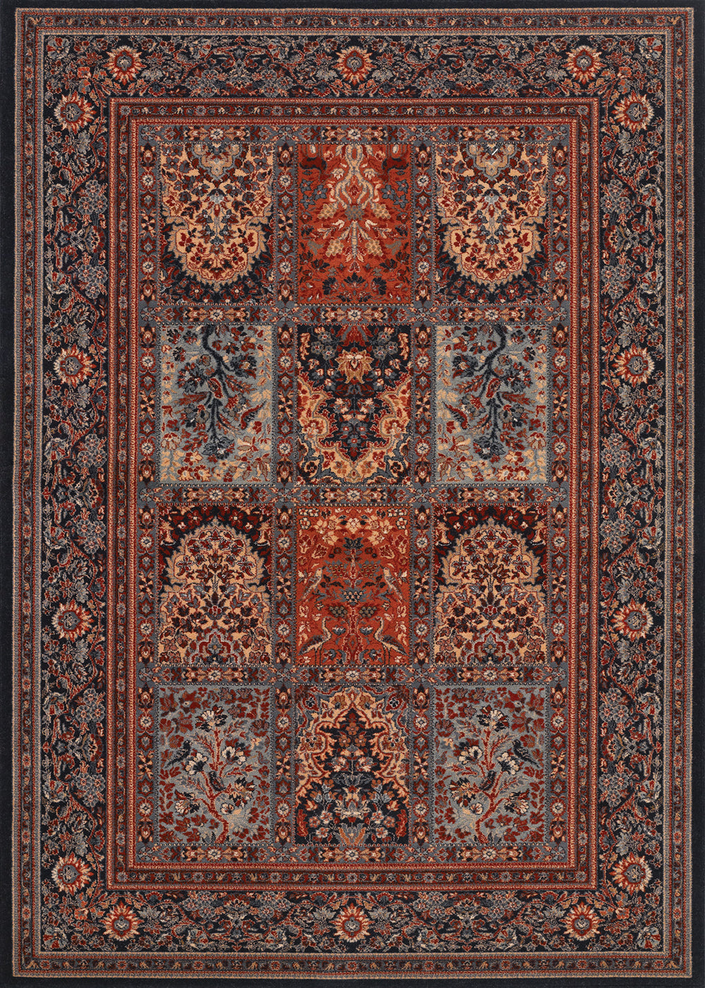 Couristan Timeless Treasures Vintage Baktiari Ebony Area Rug