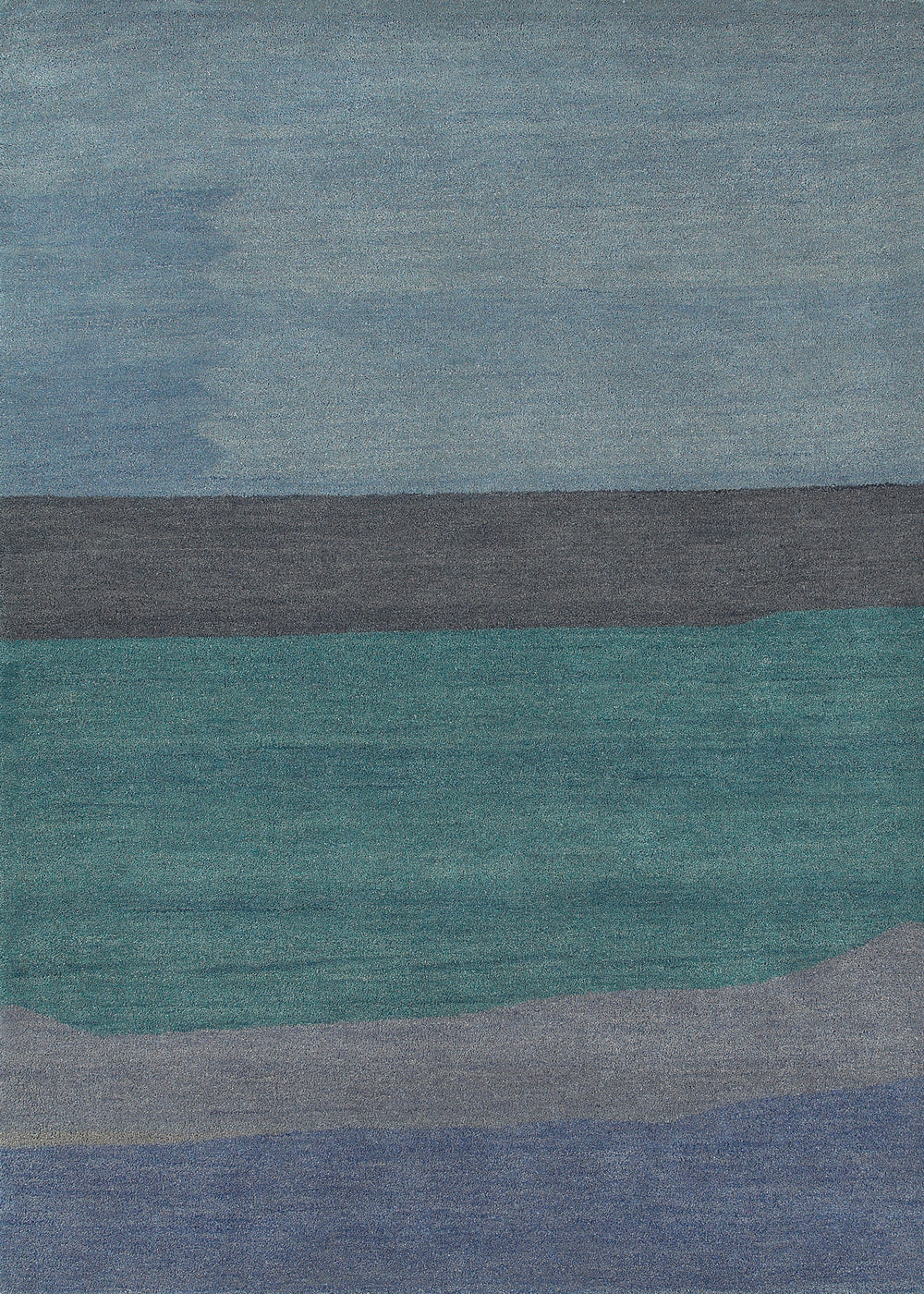 Couristan Oasis Sea Harbor Ocean/Sky Blue Area Rug