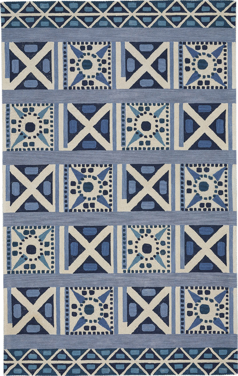 Capel Williamsburg Clinton 9220 Blue Area Rug