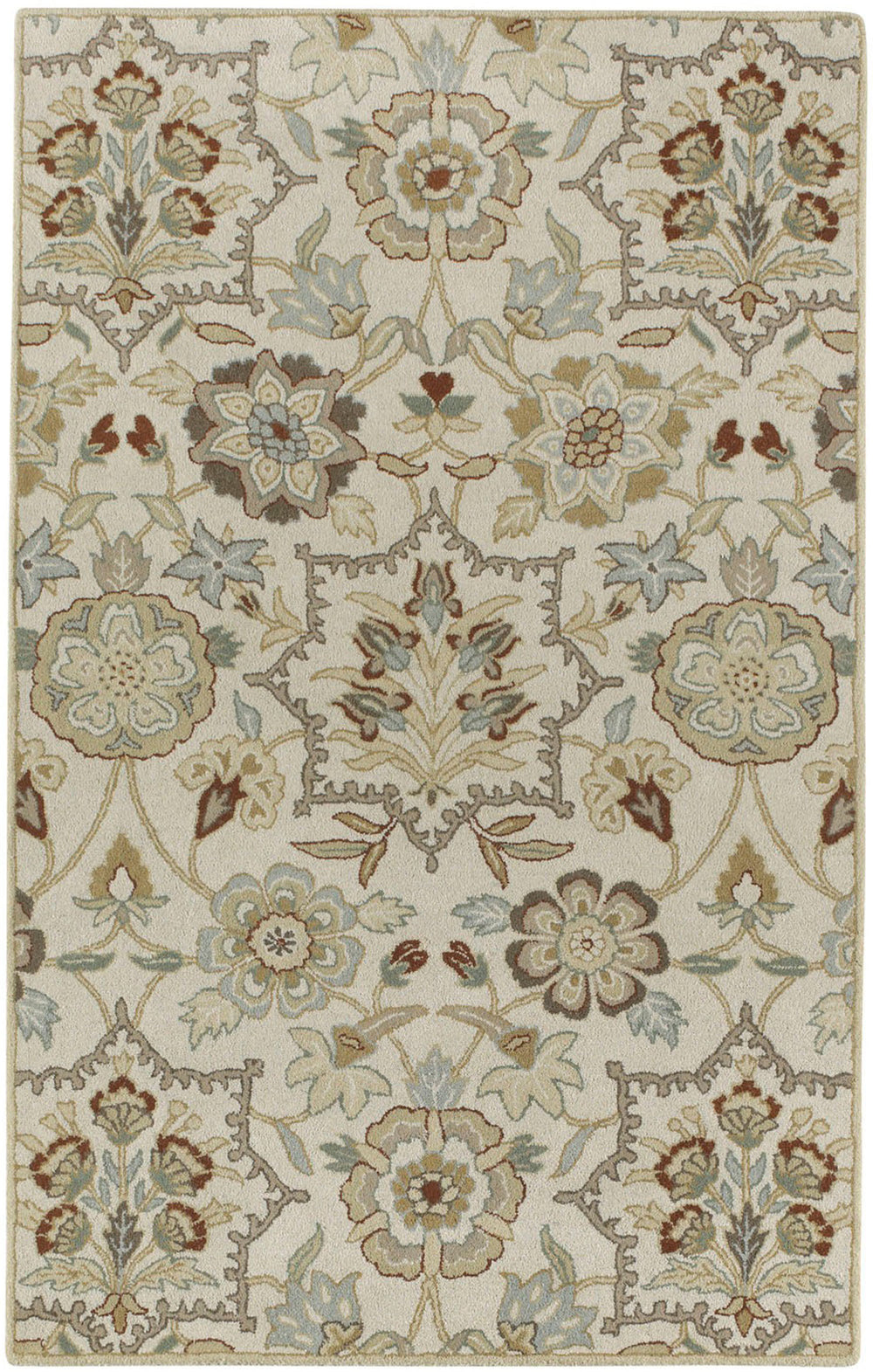 Capel Garden Terrace 9242 Beige 600 Area Rug