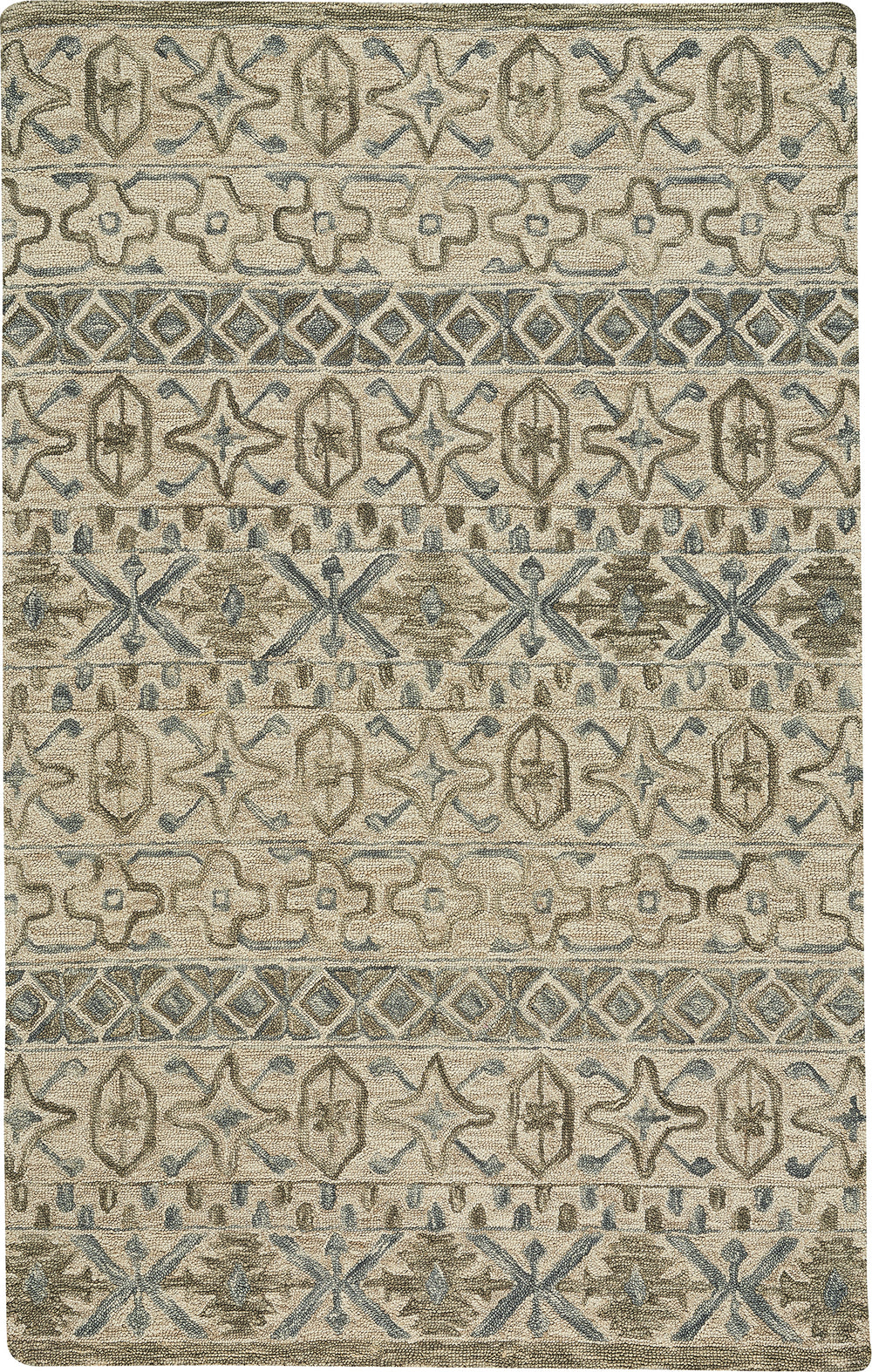 Capel Lincoln 2580 Buff Blue Area Rug