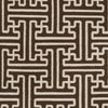 Surya Archive ACH-1710 Chocolate Hand Woven Area Rug by Smithsonian Sample Swatch