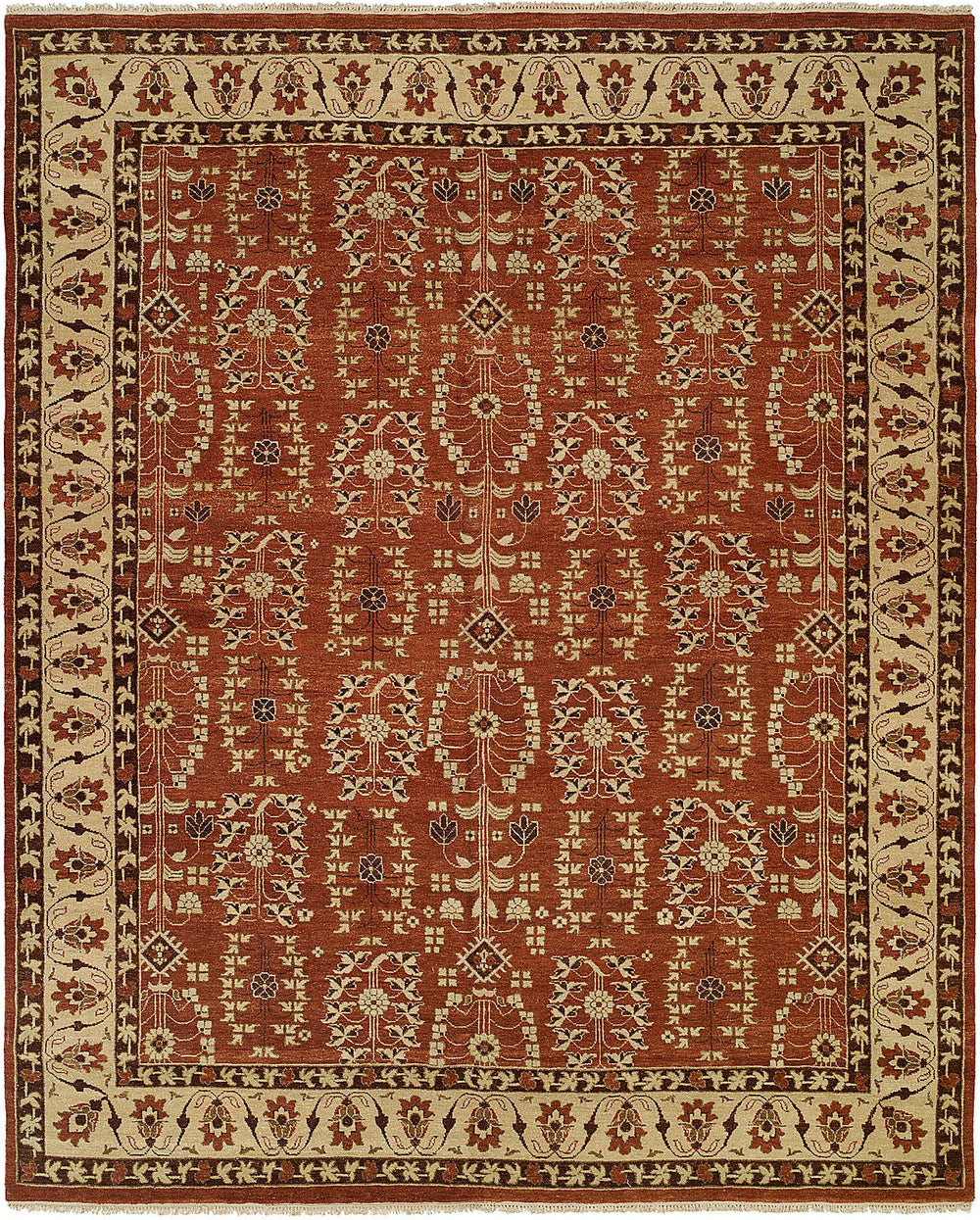 Kalaty Allegro AL-637 Allspice/Vintage Beige Area Rug