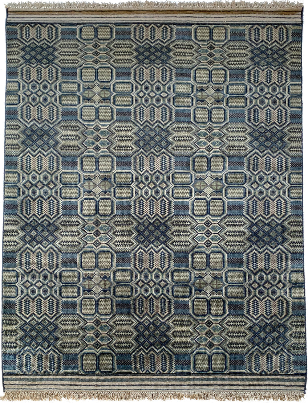 Nustory Bovina Angelica's Garden Green/Blue Area Rug by Newell Turner