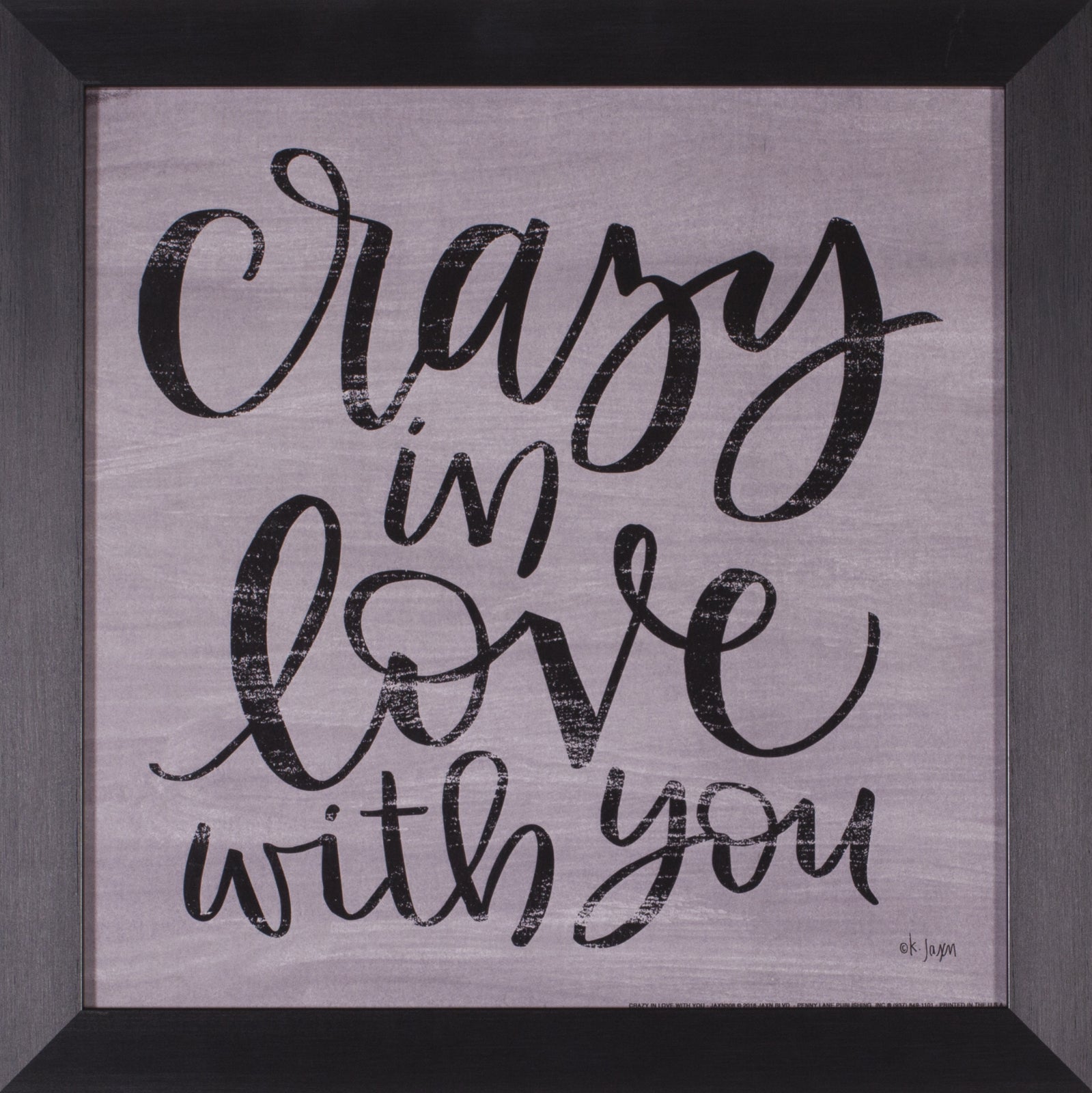 Art Effects Crazy In Love With You Wall Art by Jaxn Blvd