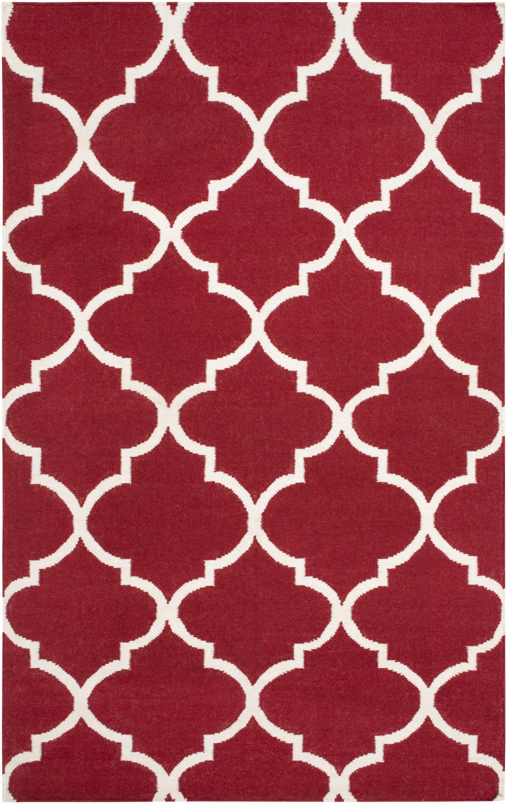 Artistic Weavers York Mallory Crimson Red/Ivory Area Rug main image