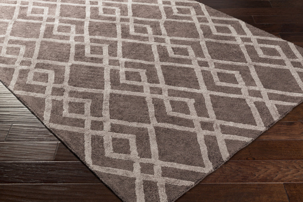 Artistic Weavers Silk Valley Lila AWSV2168 Area Rug Corner Shot Feature