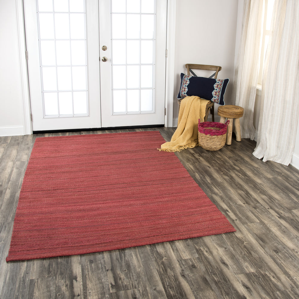 Rizzy Baja BA323B Red Area Rug Feature