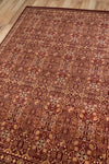 Momeni Belmont BE-07 Red Area Rug Corner Shot Feature
