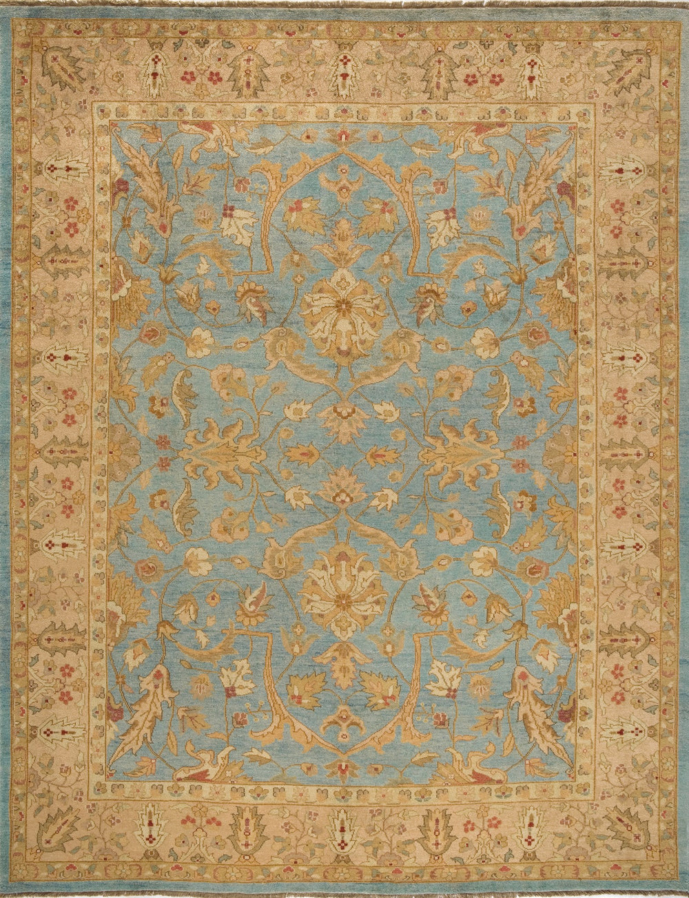 Momeni Bergamo BG-12 Aqua Blue Area Rug