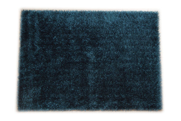 Jazzyfloors Bella Solid Teal Area Rug