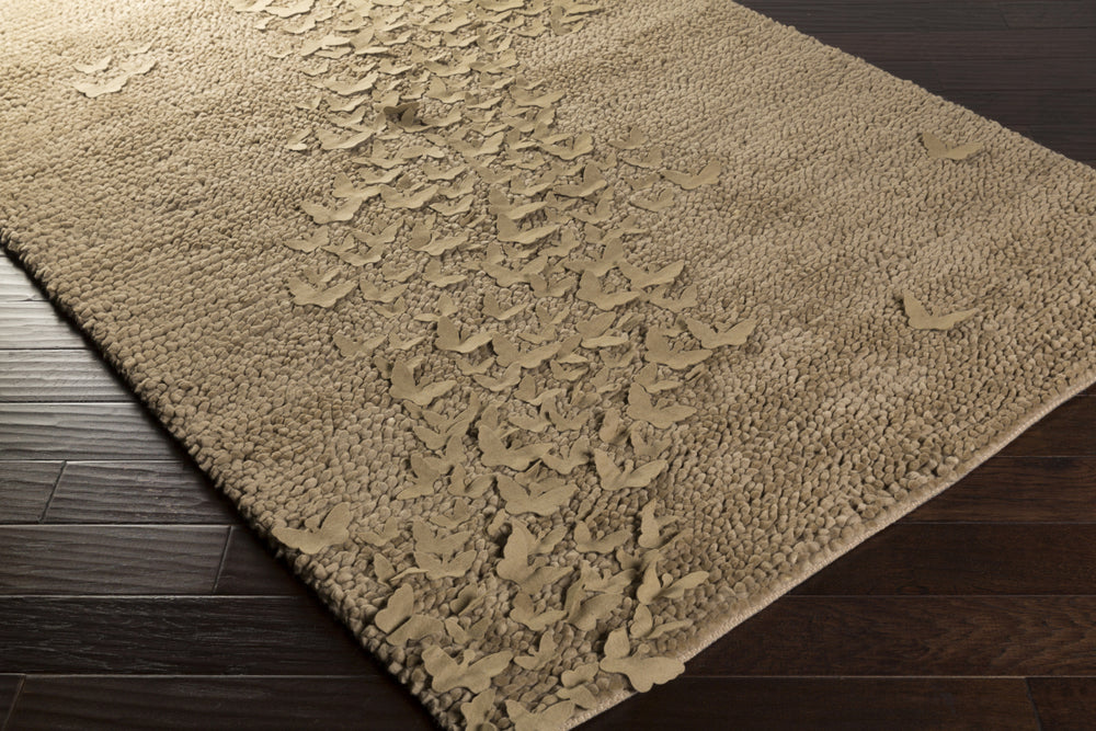 Surya Butterfly BFY-6806 Area Rug by Candice Olson 5x8 Corner Feature