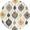 Surya Brentwood BNT-7676 Gold Area Rug 6' Round