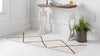 Unique Loom Braided Jute MGN-28 Ivory and Black Area Rug Runner Lifestyle Image