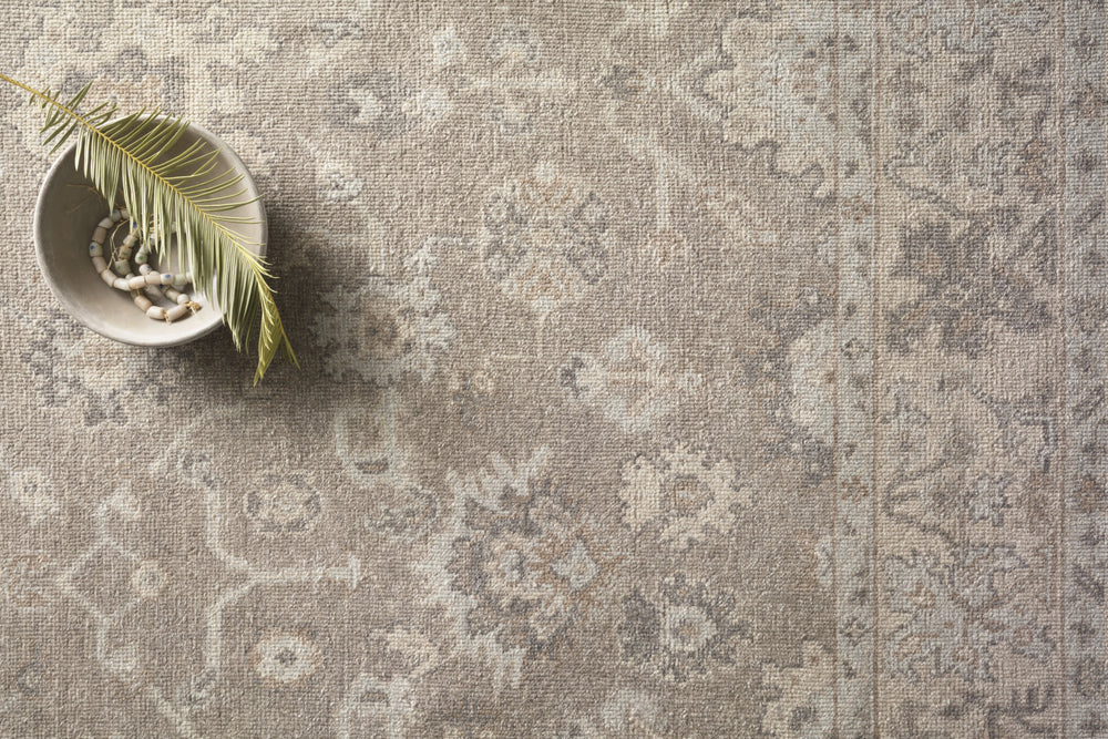 Loloi Cambridge CAM-03 Taupe/Ivory Area Rug Runner Image Feature
