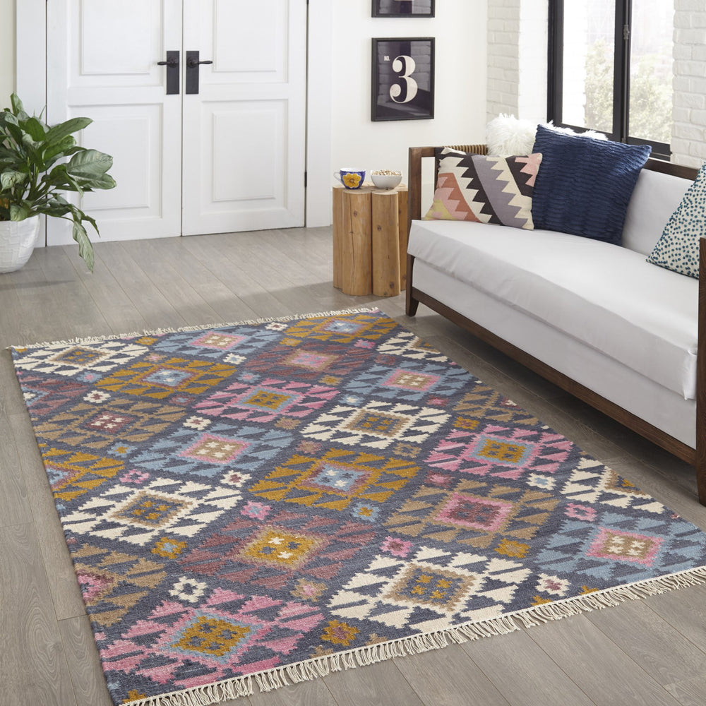 Momeni Caravan CAR12 Multi Area Rug Runner Feature