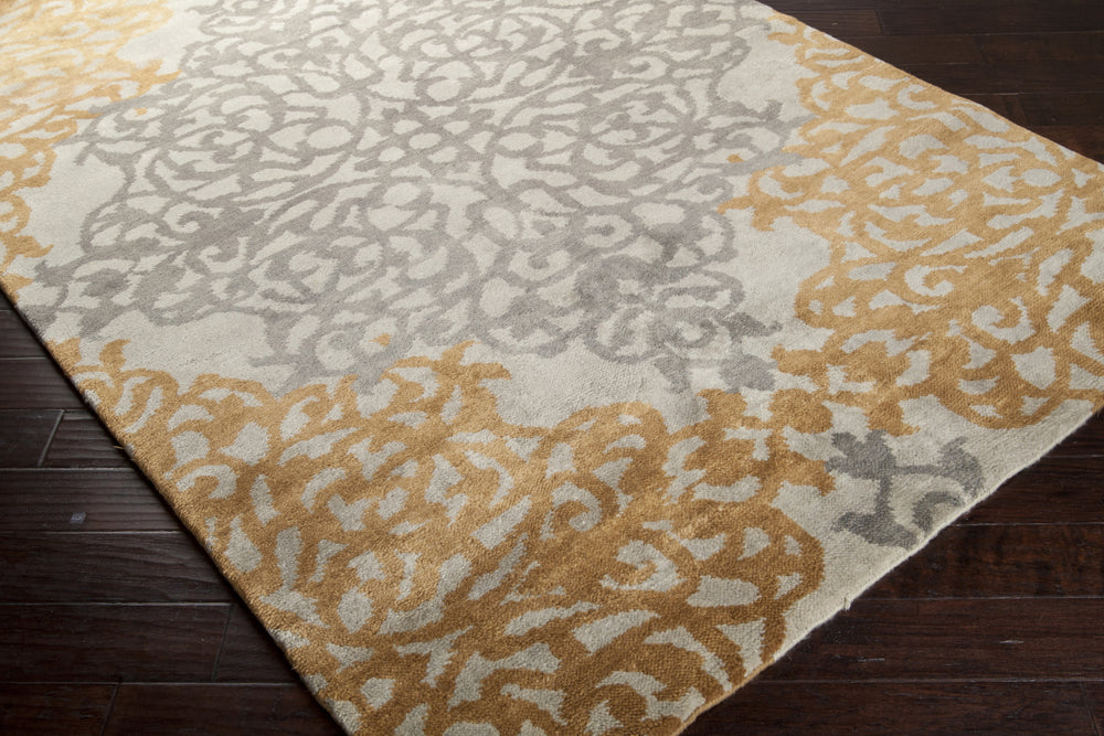 Surya Caspian CAS-9914 Area Rug Corner Shot Feature