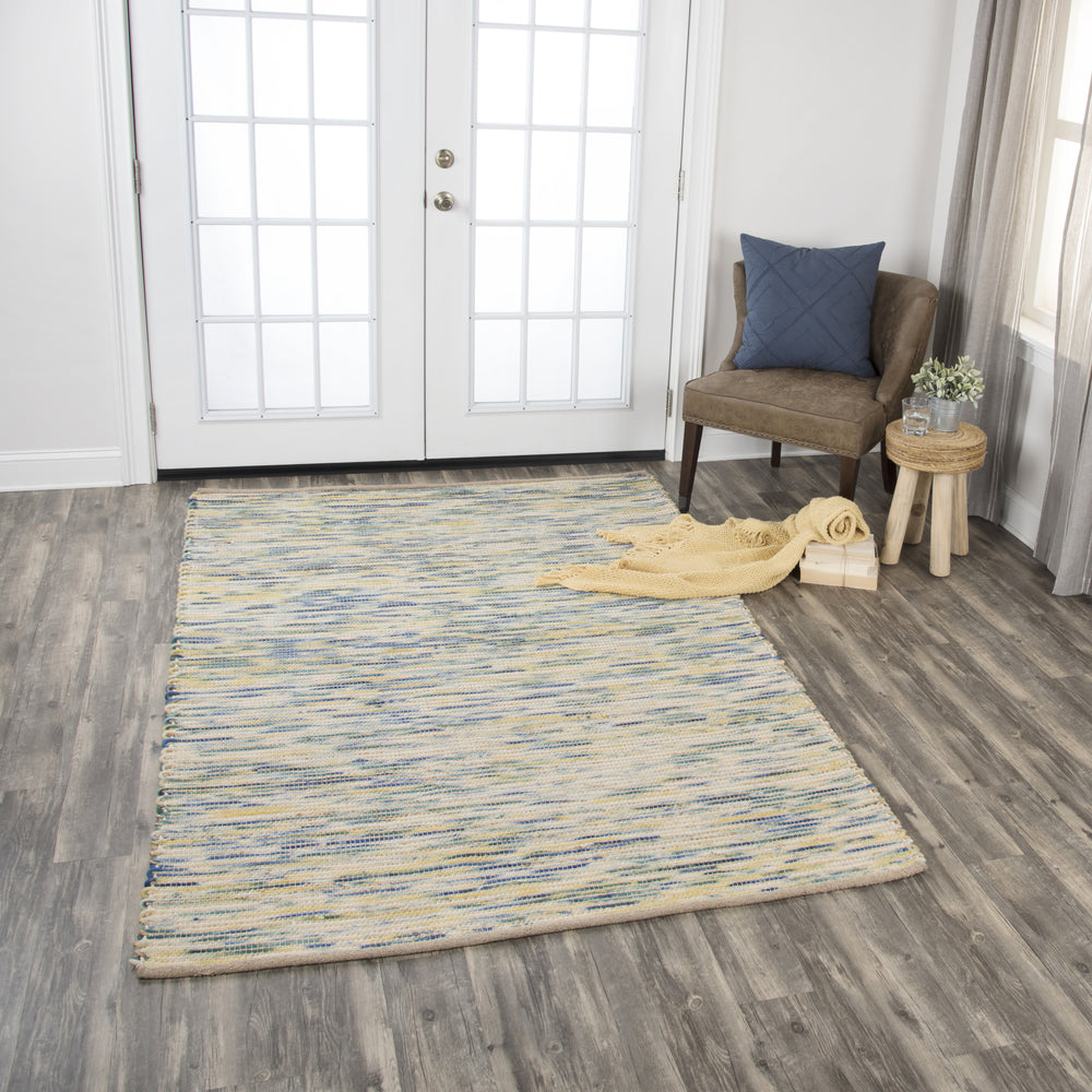 Rizzy Cavender CAV105 Blue Area Rug Feature