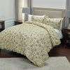 Rizzy BC4222 Madame Fleur Tan Bedding by Laura Fair Lifestyle Image