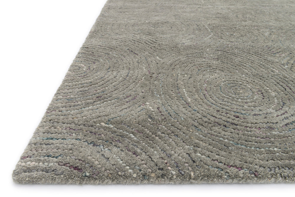 Loloi Diada DD-04 Smoke Area Rug Corner Feature