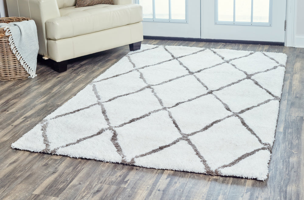 Rizzy Arden Loft-Danbury Crossing DC9440 Light Gray Area Rug Feature