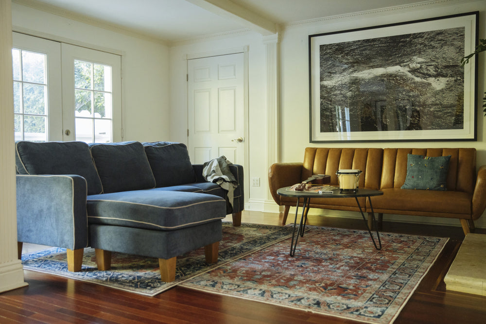 Momeni Doheny DOH-1 Rust Area Rug by Novogratz Lifestyle Image Feature