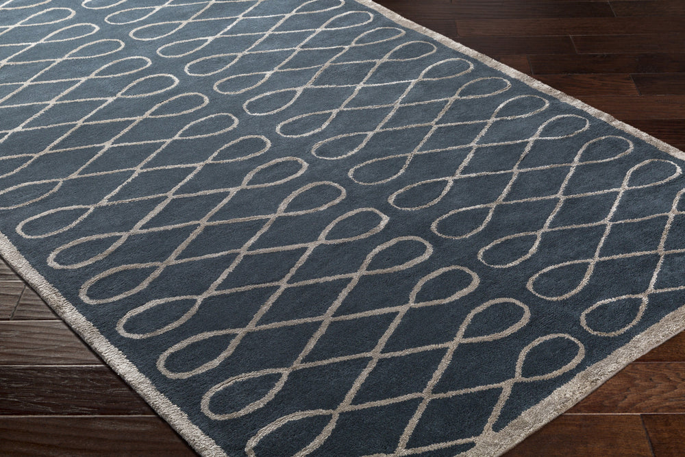 Surya Dwell A DWA-7000 Area Rug by DwellStudio Corner Shot Feature