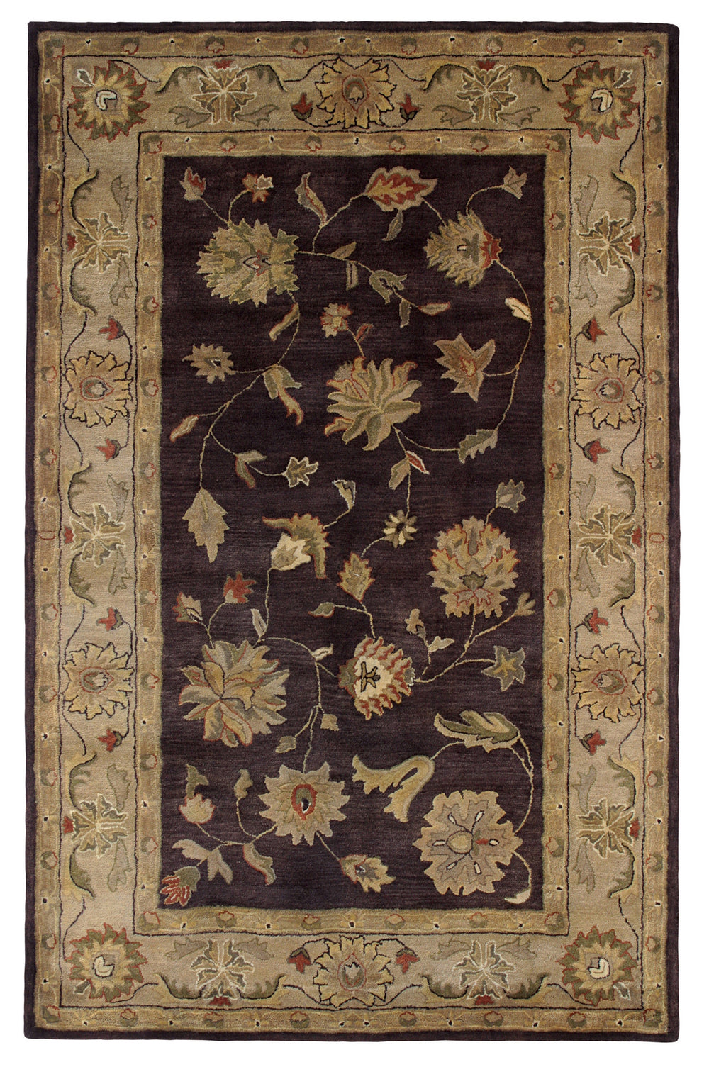 Dynamic Rugs Charisma 1406 Eggplant Area Rug