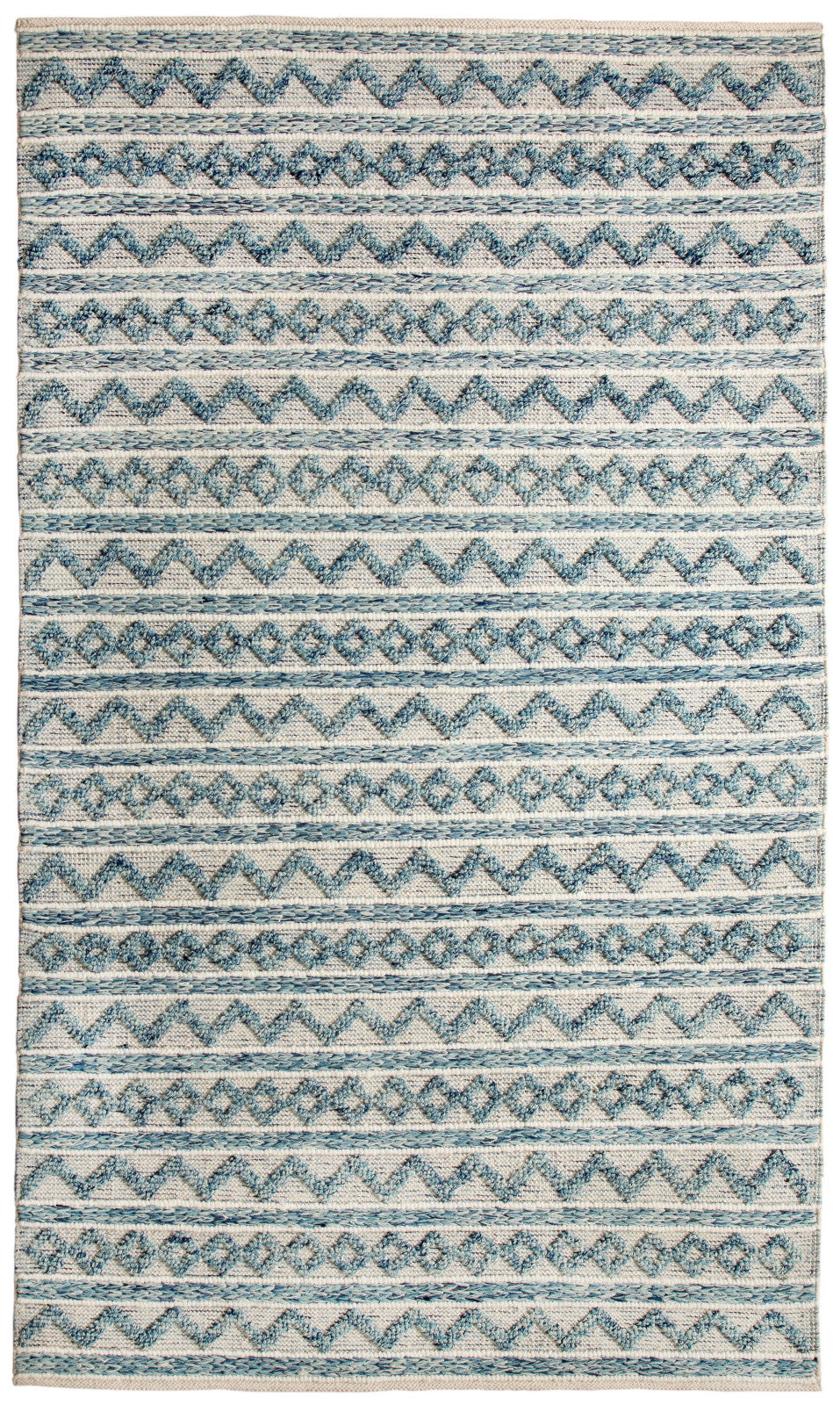 Dynamic Rugs Heirloom 91004 Teal/Ivory Area Rug
