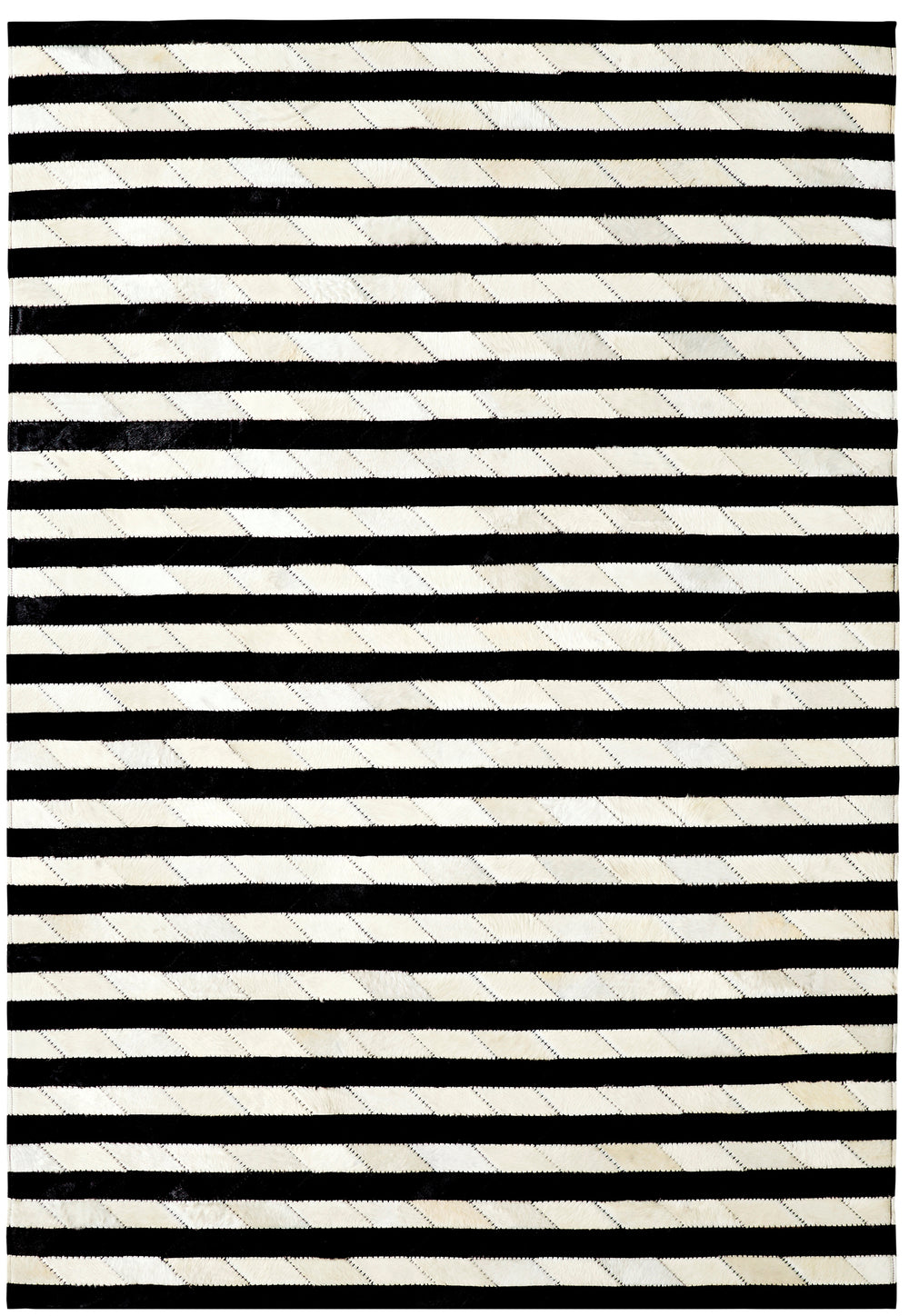 Dynamic Rugs Leatherwork 8105 Ivory/Black Area Rug
