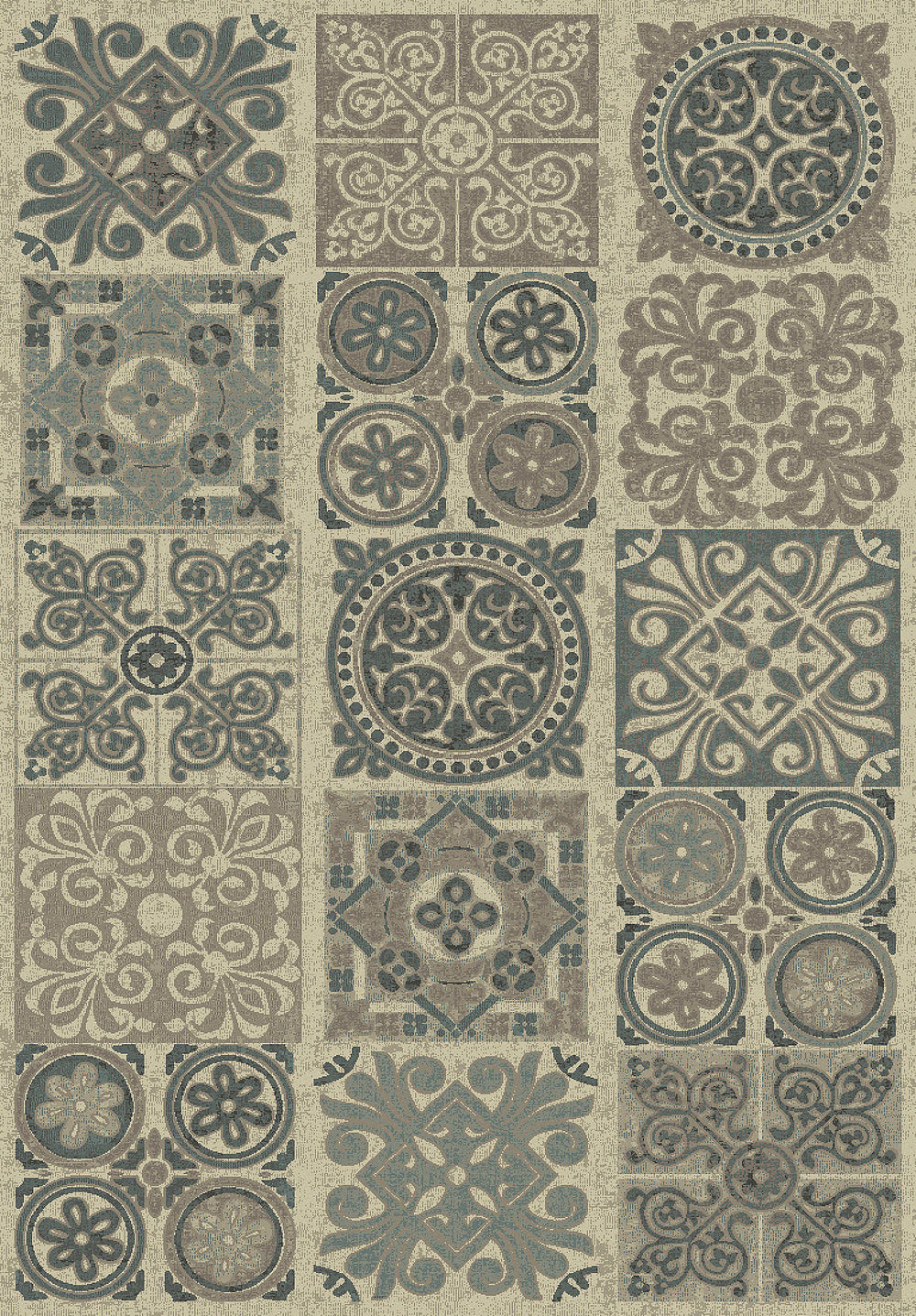 Dynamic Rugs Treasure Ii 4301 Beige Area Rug