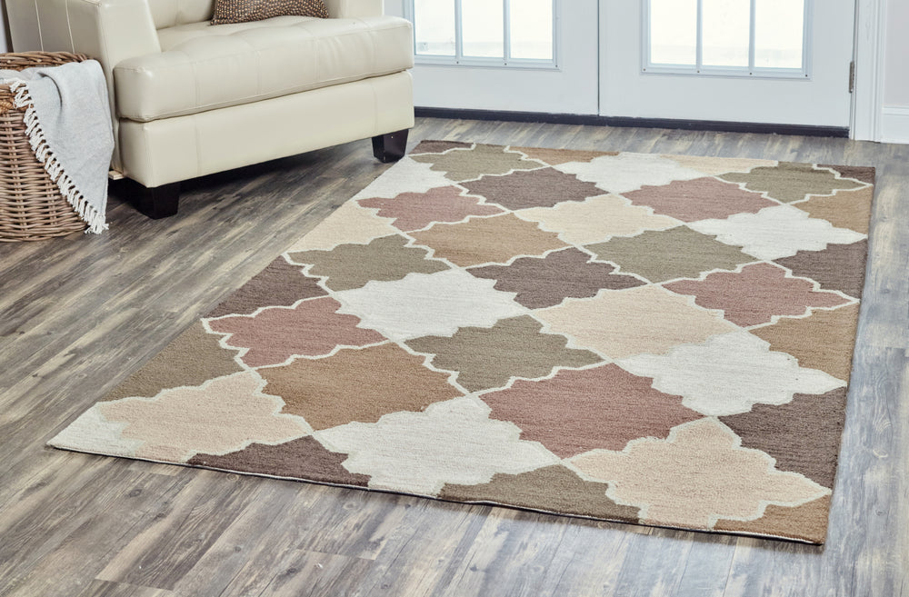 Rizzy Arden Loft-Easley Meadow EM9422 Khaki Area Rug Feature