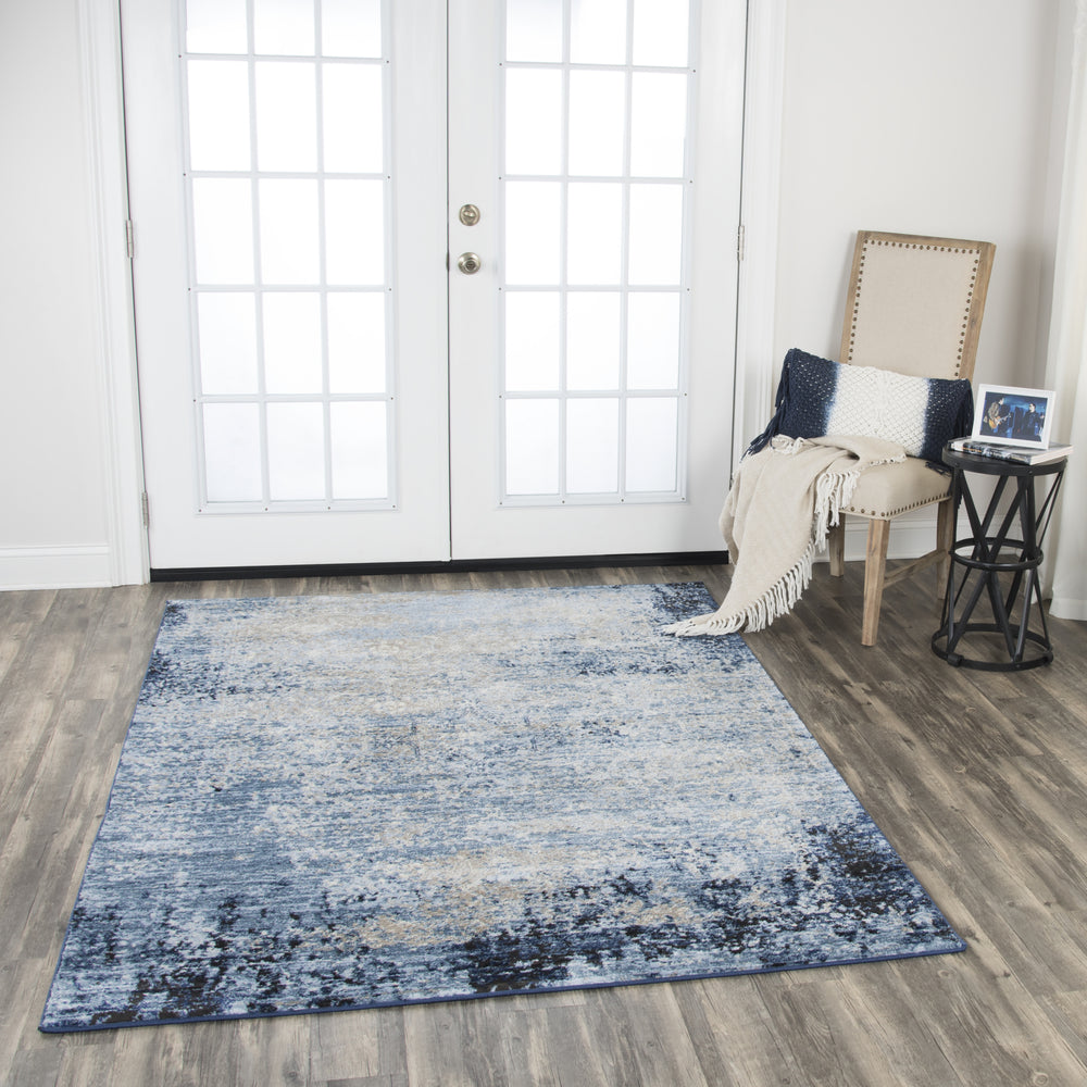 Rizzy Encore EN7271 Blue Area Rug Feature