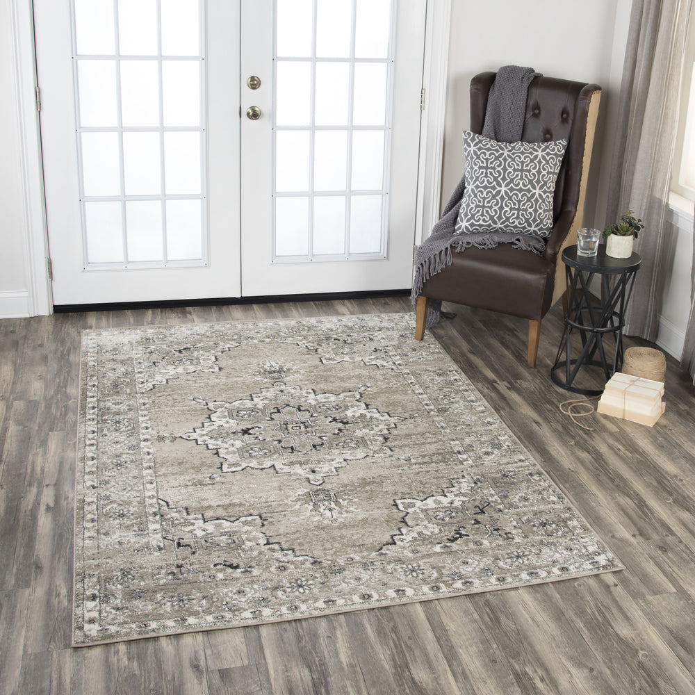 Rizzy Encore EN7351 Med Brown Area Rug Feature
