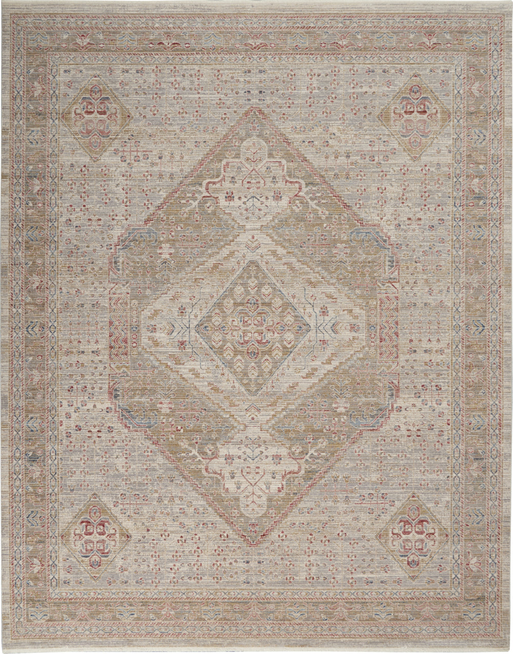 Nourison Enchanting Home ENH03 Beige/Grey Area Rug