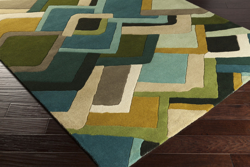 Surya Envelopes ENV-5001 Area Rug by Mike Farrell 5x8 Corner Feature