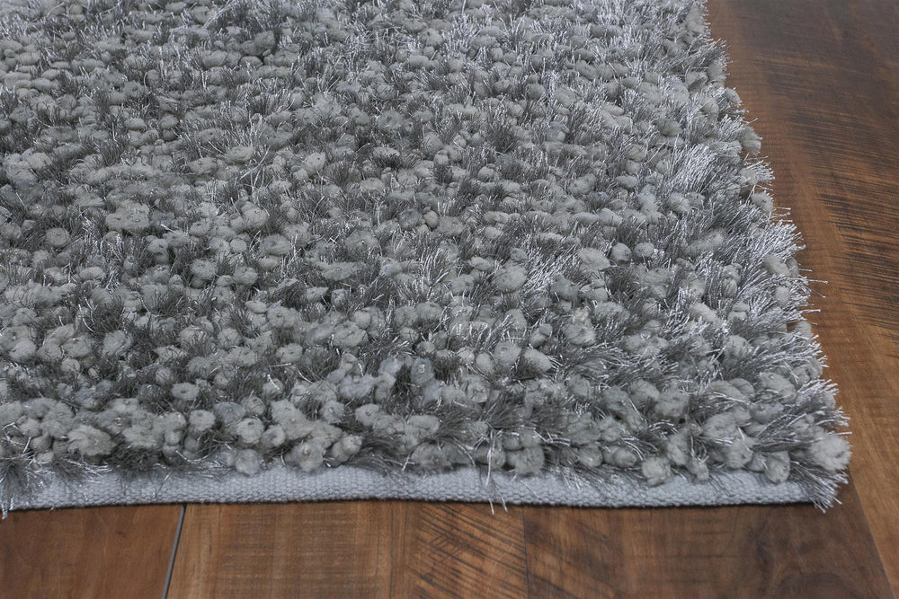 KAS Essence 0575 Pewter Chunky Shag Area Rug