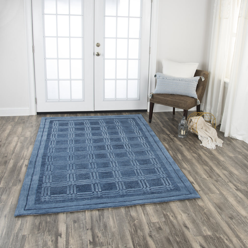 Rizzy Fifth Avenue FA140B Blue Area Rug Feature