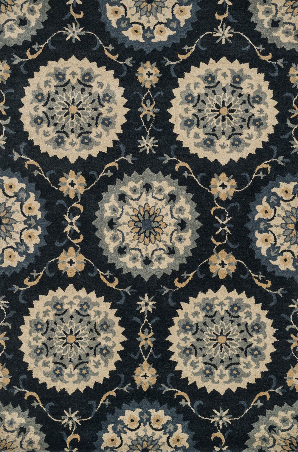 Loloi Fairfield HFF23 Navy Area Rug Main Feature